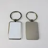 Sublimation porte-clés blanc pendentif ouvre-bouteille en métal créatif en forme de coeur transfert de chaleur porte-clés cadeau fournitures porte-clés