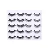 False wimpers 10 paren 3D nerts dik Lang Natuurlijk haar nep Lashes Fluffy Weerspy Mixed Eye Lash Make -up Extension Tools