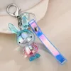 Porte-clés fille voiture sac pendentif porte-clés cadeau bijoux coréen coloré cristal porte-clés acrylique poupée porte-clés pour femmes 2022 Miri22