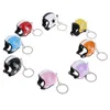 Keychains 2022 1Pcs Creative Motorcycle Safety Helmets Car Auto Five-star Keychain Pendant Classic Key Ring Accessories Gift Miri22