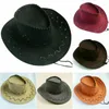 Cloches Moda Mulheres Homens Chapéu de Cowboy Wild Western Fantasia Senhora Senhora Desgaste Sombrero Hombre Jazz Caps Chapéus