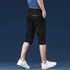 2021 Verão Cor Sólida Novo Algodão Puro Business Casual Shorts Masculinos Moda Classic 5 Cores Straight Elasticity Shorts X0705