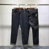 男性ファッションジーンズリップストレッチブラックジーンズスリムフィット洗浄モトサイクルデニムパンツヒップホップ