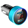 Double USB chargeurs de voiture 2.4A LED affichage allume-cigare chargeur rapide adaptateur allume-cigare