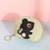 Bella donna coreana di moda carino animale mini sacchetto della moneta borsa del portafoglio borsa del portafoglio colorato dolce piccolo portamonete all'ingrosso