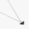 Luxury Designer Necklace Love Jewelry Classics Women Chain Stainless Steel Silver Pendants Triangle Charm Lovers Design JewelleryStatement Womens Mens Necklace