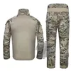 Combat Shirt & Pants Trousers Knee Pads Set EmersonGear Tactical Military Hunting GEN3 Camouflage BDU Uniform MC Sets