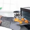 Siliconen oven mitts pothouders sets met gewatteerde voering hittebestendige keuken mitt handschoenen voor koken bakken grillende zee verzenden T9i001303