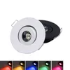 Downlights Dimmable 3W Mini Rond Haute Puissance LED Encastré Au Plafond Lampes Pour Salon Armoire Chambre 85-265v