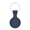 Mjukt silikon för Apple Airtags Locator Tracker Protective Sleeve Anti-Scratch Anti-Lost Plast Shell With Keychain