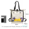 Plecak styl Vrouwen Clear Big Ita Tas Rugzak Met Eenden Grote Display Laag Schooltas Meisje Itabag Sac 15.6 Cal