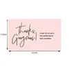 30шт / пакет розовый спасибо карту для поддержки декорации бизнес пакет \ великолепно спасибо \ визитная карточка ручной работы с любовью