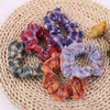 Colorful Plaids Lady's Large Intestine Ring French Head Rope Fashion Women Ponytail Headwear Girls Hair Accessories Holiday Gift