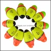 Sportowe Outdoors Fishing Aessories 1 pc Luminous Floating 40g-100G Pianka Float Red Green Led Night Electronic Head Anti-Collision Light Bobbe