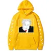 Banaan vis ash lynx hoodie grappige truien tops losse lange mouwen herfst man kleding y1213