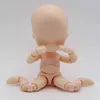 Moveable BJD Dock Joint Body With Stand Fashion DIY Prop 15cm 1/12 Naken Baby Dolls Leksaker Mini Baby Action Figure Toys H1108