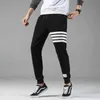 2020 New Cotton Hip Hop Men's Streetwear Pants Fashion Pencil Ankle-length Drawstring Trousers for Casual Joggers