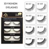 3 paires de cils de vison cils moelleux désordonnés 3D dramatiques longs faux cils naturels fournitures de maquillage en gros