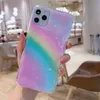 Lovecom Glitter Stars Gradient Rainbow Case för Xiaomi RedMi Not 10 10s 9 9s 8 mi 10t Pro Poco X3 Pro NFC M3 Mjukt telefonkåpa