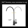 Matte Black Direct Drinking Faucets Stainless Steel Kitchen Tap For Anti-Osmosis Purifier Water And Kitchen Sink Faucet 211108