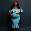 Floune Maternity Dresses for Foto Shoot Maternity Photography Props Dresses For Pregnant Women Clothes Maternity Dresses