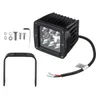4 tums kub 18w 18 LED-arbetslampa Point Fog Offroad Lampa för Jeep Ute SUV ATV Båt motorcykel