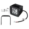 Cubo da 4 pollici 18W 18 LED Luce da lavoro Baccelli Spot Fendinebbia Offroad Lampada per JEEP UTE SUV ATV Barca Moto