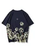 Men039s tshirts daruma japonais imprimement tshirt tatouage t-shirt unisexe couples d'été à manches courtes en coton hip hop tee5496554