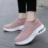 Oryginalne Damskie Siatki Oddychające Buty Student Casual Kobiety Białe Purpurowe Czarne Różowe Lekkie Poduszki Running Soft Socks