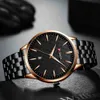 Watch Man New Curren Brand Watches Fashion Business Wristwatch with Auto Date Stainless Steel Clock Men's Casual Style Reloj Q0524