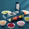 Tools 7 in 1 Onion Chopper Graters Chopper Vegetable Cutter Fruit Chopper Veggie Cutter Multifunctional Slicer Dicer With Colander Baske