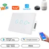 WIFI Smart Touch Switch No Neutral Wire 110V 220V Tuya APP Remote Control Alexa Voice Control Wall Interrupter Light