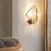 E14 LED Duvar Lambaları Fikstür Kristal Duvar Sconce AC85-265V Yatak Odası için Lambanın Yanında Lustres Banyo Işıkları Dekorasyon