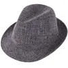 NewsUnScreen Hats Zachte Stekende Brim Fedora Panama Hat Unisex Zomer Outdoor Reizen Strand Schaduw Zon Caps Mode Solid Cap EWC7535