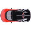 Bburago 1:18 Bugatti Chiron Sports Black Static Die Cast Bearcles Collectible Modelカーのおもちゃ