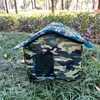 Park Garden Waterproof Oxford Farbric Stray Pet Cat Dog House Outdoor ciepły deszczowy gniazdo PET Kennel Puppy Cats Sleep