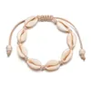 Trendy handgemaakte zee shell bedelarmbanden voor vrouwen Boheemse strand zeeschelp string touw kettingen mode boho sieraden