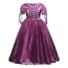 Kinderkleding Assepoester Cosplay Prinses Kostuum Kinderen Fancy Doopjurken Paars