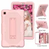 Étui pour tablette pour iPad 10.2 10.9 11 12.9 9.7 pouces mini45 samsung T290 T500 T220 T870 P610 PC + TPU portable antichoc béquille PC couverture