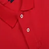 Polos pour hommes chemises à manches longues chemisier T-shirt design vêtements de couleur unie bouton de cou tout-match printemps et automne homme décontracté haut coton polo petit cheval 77ss