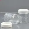 80G прозрачная пластиковая крема для сливок, маска 80CC / упаковка порошка пустой косметический контейнер (50 шт / лот) высокий кол-во