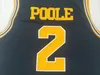 2021 Michigan Wolverines College Basketball Jerseys 2 Jodan Poole 5 Jalen Rose 4 Chris Webber 25 Juwan Howard Vintage Amarelo Stitc7970927