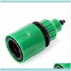 Equipments Supplies Patio, Lawn Home & Garden2Pcs 8/11 Mm 4/7Mm Hose Barb Quick Connector Garden Water Pipe Irrigation Faucet Adapter Micro