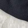 Herbst winter neue design frauen neckholder strass patchwork stehkragen langarm gestrickte pullover top jumper