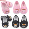 7cm High-quality Bow Cartoon Skull Pattern Mini Shoes For 18 Inch American And Baby New Bron Dolls Toy