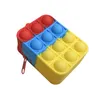 Push Bubble Fidget игрушка декомпрессия монеты кошелек сумка высокого качества силиконовые ключи хранения сумки оптом