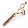 NEPURLSON FBS-01 Nożyczki do cięcia włosów Bronze Gold 6,0 ​​cal Profesjonalne 440C Stal nierdzewna