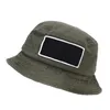 D101 Summer Foldable Cotton Fisherman's Hat Sun Protection Hats for Outdoor Travel Sports Basin Cap Green Black 2 Colors