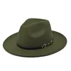 Fedora Hat Kobiety Mężczyźni Szeroki Brim Kapelusze Kobieta Mężczyzna Top Jazz Panama Cap Mężczyzna Kobieta Moda Czapki Mężczyzna Trilby Chapeau Wiosna Jesień Zima Hurtownie 16Colors