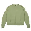 Green Kapital Lose Schädel Druck Männer Und Frauen Qualität High Street Loch Retro Gestrickte Pullover männer Pullover